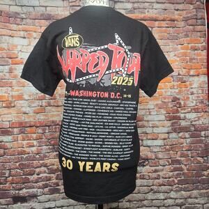 Vans Warped Tour 30th Anniversary DC T-Shirt Size Small Official Band Tee